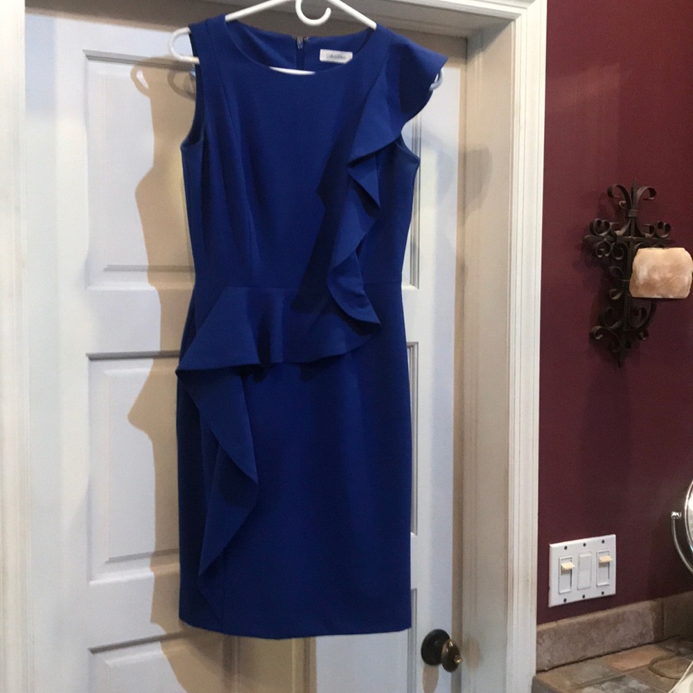 Calvin Klein blue dress size 2